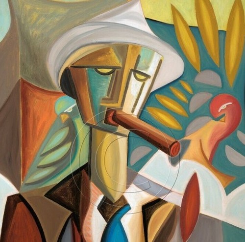 Sigaro aficionado uomo fumare - uomo,