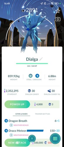 Dialga origin diamond - origin,