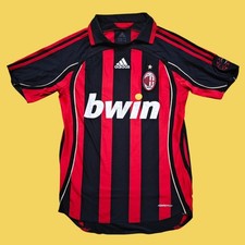 AC Milan 2006 2007 Adidas Formotion Home Vintage Football Shirt Size M #13