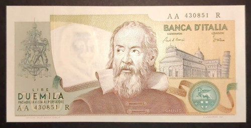 2000 lire galileo galilei - 2000,