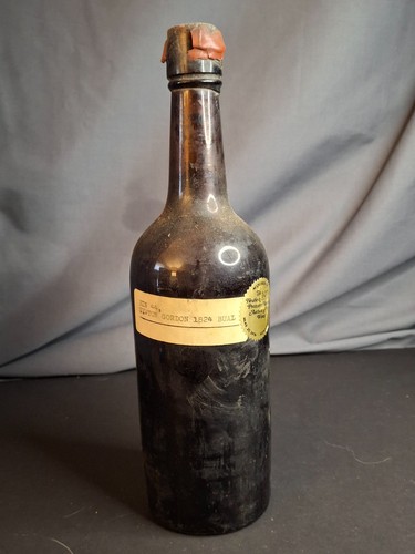 Antica bottiglia vino 1824 - bottiglia,