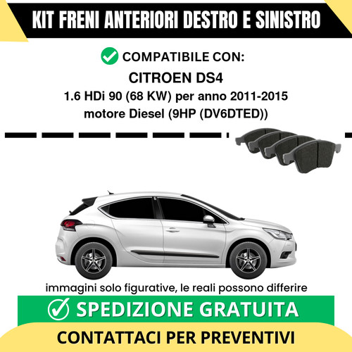 Pastiglie freno anteriori per - freno,