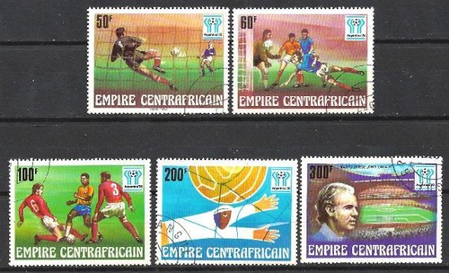Calcio centrafrique 1977 - centrafrique,