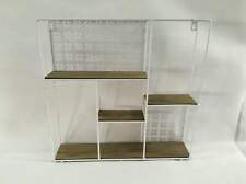 BACHECA A MURO LIBRERIA PER SOPRAMMOBILI PORTA CD DVD SCAFFALE A PARETE