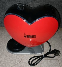 MACCHINA CAFFE BIALETTI CUORE CF 80 ROSSA NERO NON FUNZIONANTE  CON DIFETTO