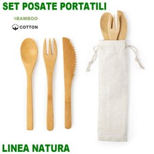 SET POSATE PORTATILE BAMBOO