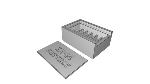 Custodia batterie per - custodia,