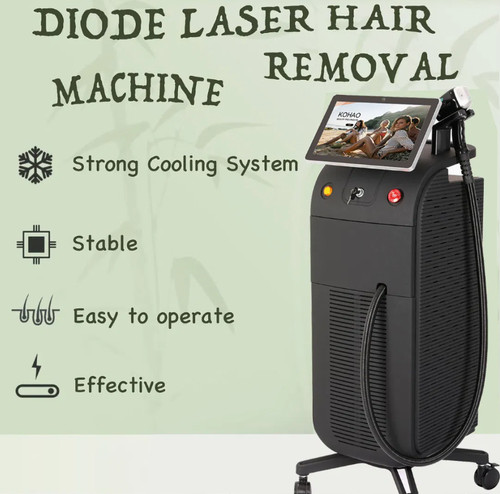 Epilatore laser diodi - laser, a