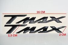 ADESIVI 3D YAMAHA TMAX IN RILIEVO RESINA NERO PER T-MAX CARENA T MAX 500 2 PZ