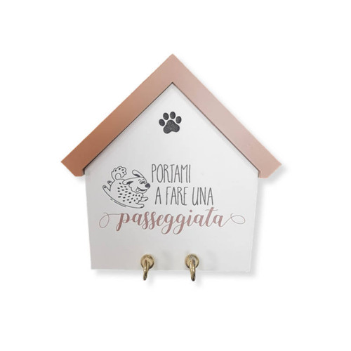 Casetta legno portachiavi - casetta,