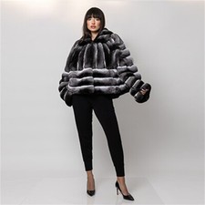 Poncho Cincillà nuovo donna