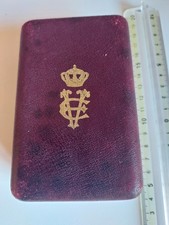 COFANETTO SCATOLA PER MEDAGLIA VITTORIO EMANUELE REGNO SAVOIA WW2 ONORIFICENZA 