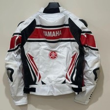 YAMAHA WHITE MOTORBIKE LEATHER