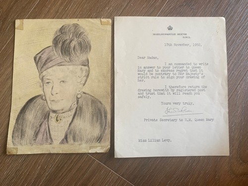 Queen mary sketch - sketch, with