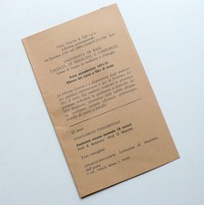 UNIVERSITA' BARI AA 1971-72