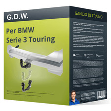 Gancio traino adatto per BMW Serie 3 Touring Tipo E91 rimovibile G.D.W. NUOVO