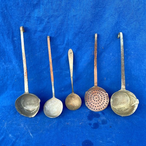 Utensili rame mestoli vintage - rame,