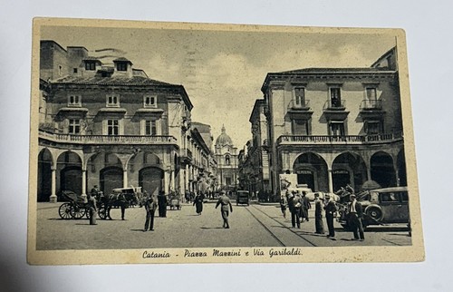 Cartolina catania piazza - cartolina,