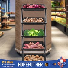 Scaffale espositore supermercato merchandiser vendita al dettaglio frutta verdura snack cesto