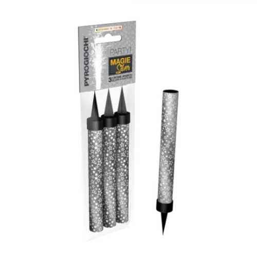 Candela luminosa nere - 3x,