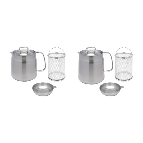 Vaso per friggere - in, acciaio