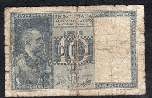 Italie 10 lire - italie,