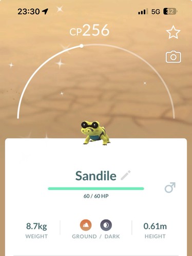 Shiny sandile pokemon gen5 - sandile,