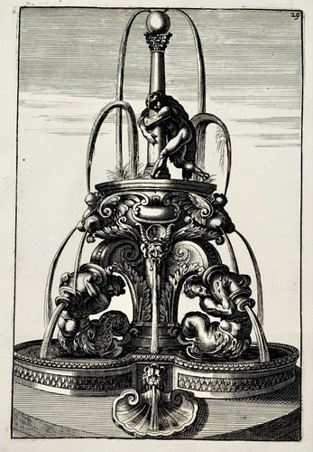 1662 fontana barocca - 1662,
