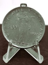 100 lire 1962 moneta città del vaticano papa giovanni XXIII circolata coins