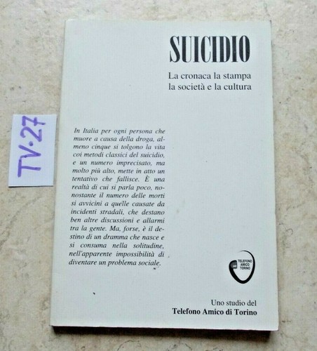 Libro suicidio cronaca la - suicidio,