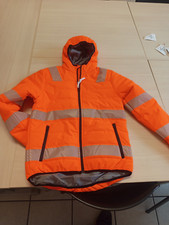 giacca  lavoro invernale  alta visibilità fluorescente