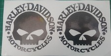 2 adesivi logo Harley Davidson