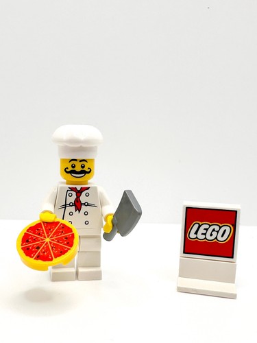 Lego pizza chef minifigure - lego,