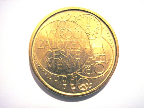 Repubblica ceca 10 - ceca, (czk)