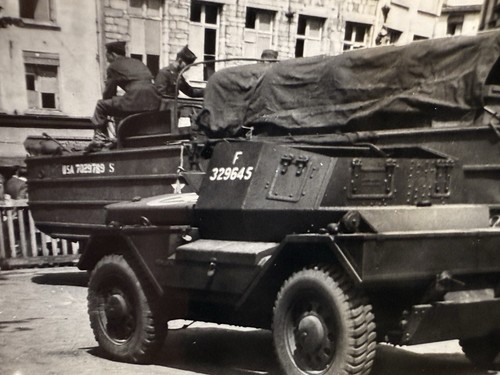 Foto ww2 1945 rara - rara, jeep
