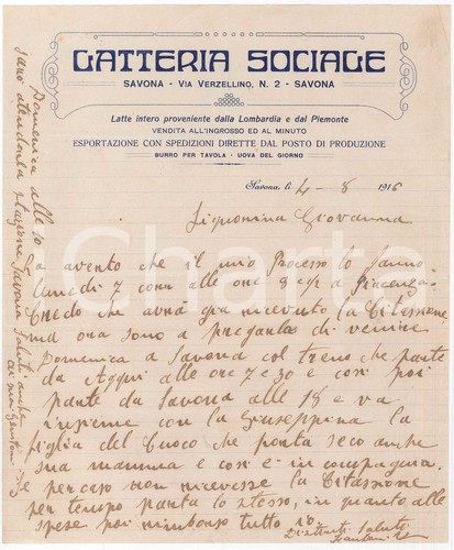 1916 savona via verzellino - savona,