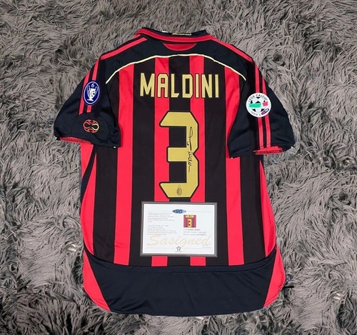 Maglia paolo maldini firmata - maglia,