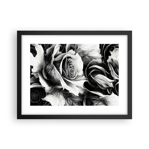 Poster 40x30cm fiori rose - 40x30cm,