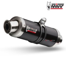 Terminale Scarico MIVV GP Black Inox Nero kat per KAWASAKI Z 300 2015 > 2016