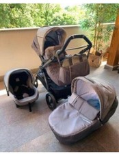 Peg Perego Trio Book Grey (Passeggino-Navicella-Seggiolino Auto-Borsa)