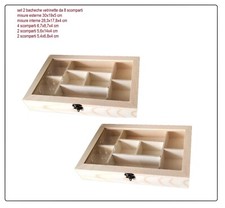 2 scatole legno bacheca 8