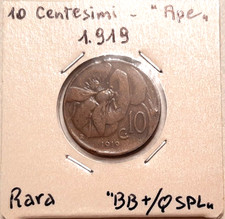 10 CENTESIMI 1919 RARA - VITTORIO EMANUELE III - REGNO D'ITALIA
