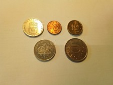 Svezia Serie 5 Monete Varie
