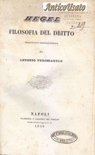 Filosofia del diritto - del,