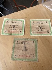 Ww2 Lire 5 1943 Linea Gotica 