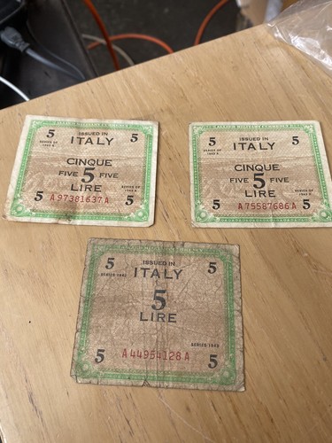 Ww2 lire 1943 - 1943, linea