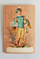 biglietto invito nozze paggio '900