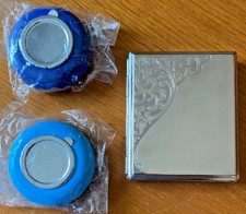 Custodia portasigarette in metallo x 20 sigarette + 2 posacenere portatili