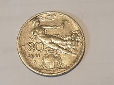 Regno d'Italia Vittorio Emanuele III 20 Centesimi Libertà Librata 1911