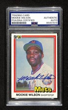 Mookie Wilson Signed/Auto 1981